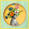 Bloomin' Lovely Wall Clock