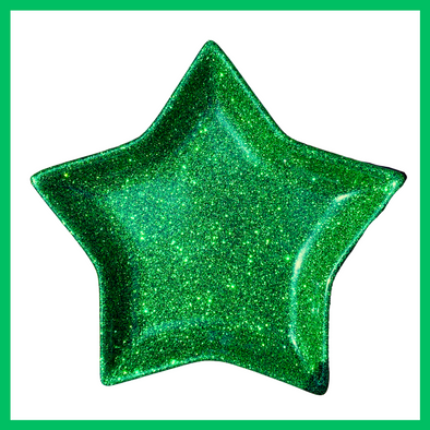 Star Dish - Emerald Green