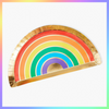 Ginger Ray Rainbow Paper Plates 8 Pack