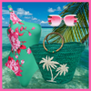 Tropical Palm Tree Basket