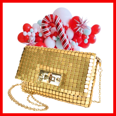 Galaxy Clutch Bag - Gold