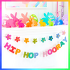 Handmade Felt Garland - Hip Hop Hooray