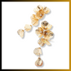 Floralicious Chandelier Earrings - Gold