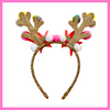 Christmas Reindeer Headband - Pinky