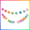 Handmade Felt Garland - Hip Hop Hooray