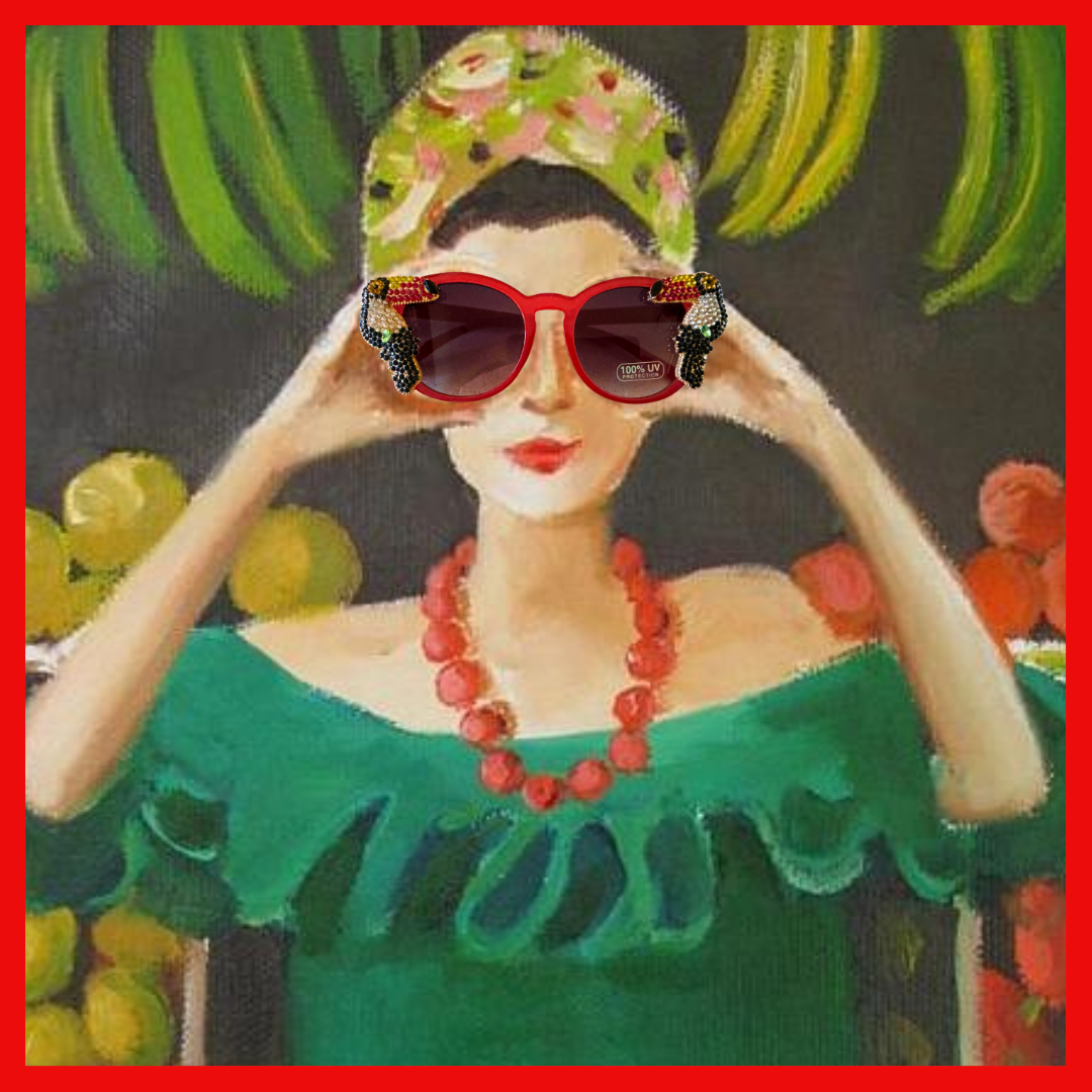 The Big Red Toucan Sunglasses Happiness Place