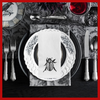 Black Beetle Handprinted Napkins