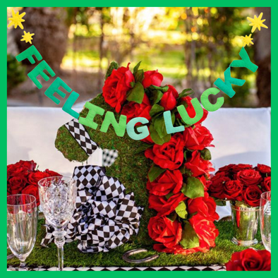 Feeling Lucky Handmade Felt Garland