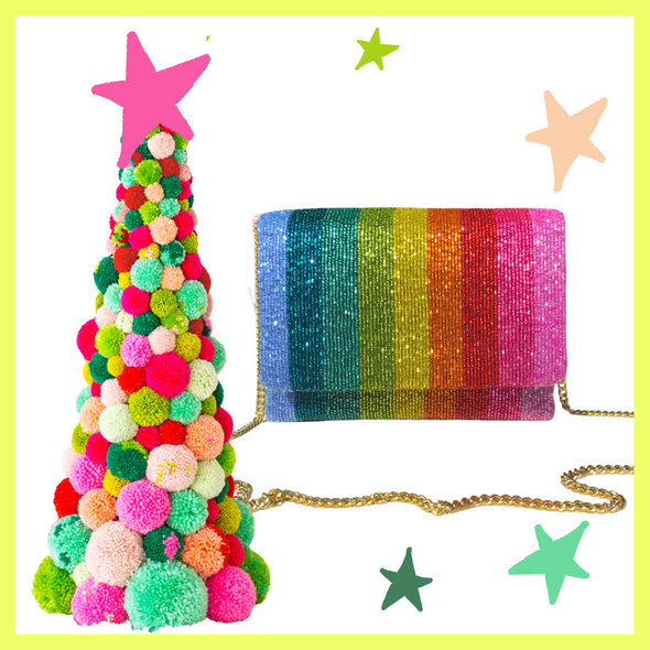 Over the Rainbow Beaded Bag