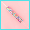 Rainbow Sprinkle Filled Clear Acrylic Rolling Pin