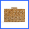 Wicker Acrylic Clutch Bag