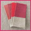 Shades of Pink Handprinted Linen Napkins