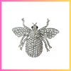 Bee-dazzled Brooch - Silver