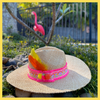 Neon Sunset Straw Hat