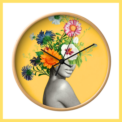 Bloomin' Lovely Wall Clock