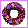 Passionfruity Handmade Tinsel Wreath