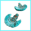 Grecian Goddess Earrings - Turquoise