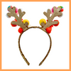 Christmas Reindeer Headband - Orange
