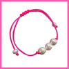 Neon Pearly Bracelet - Pink