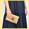 Galaxy Clutch Bag - Gold