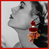 Rosso Fiori d'Italia Earrings