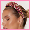 Pretty in Pink Jewelled Headband