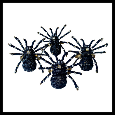 Incy Wincy Spider Napkin Rings - Set of 4