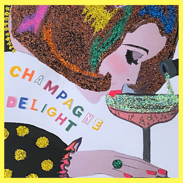 Champagne Delight Glitterati Picture
