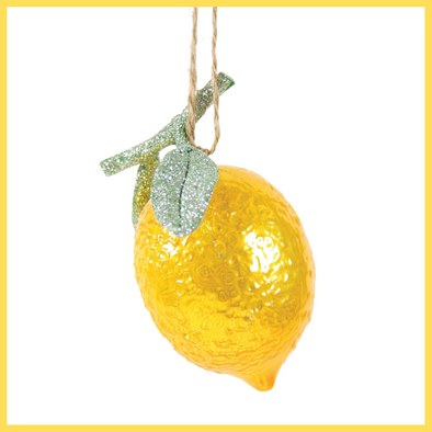 Lemon Christmas Tree Decoration