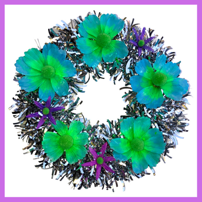 Happiness Place Tinsel Wreath