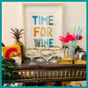 Time For Wine Glitterati Picture