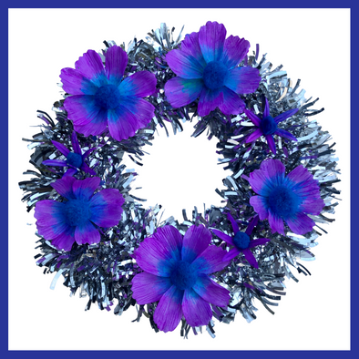 Happiness Place Tinsel Wreath