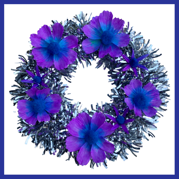 Happiness Place Tinsel Wreath