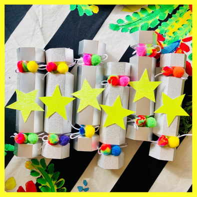 DIY Christmas Bon Bon Crackers - Set of 4